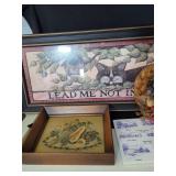 Framed Art, Plate, Tile, and Wreath Assortment