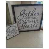 Set of Two Framed Wall Decor - 