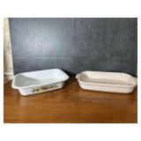 Two CorningWare and Pfaltzgraff Baking Dishes