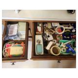 Drawer Full of Household Items and Accessories