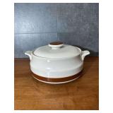 Woodhaven Collection Stoneware Casserole Dish with Lid