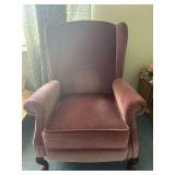 Upholstered Wingback Armchair
