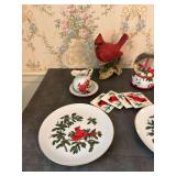 Cardinal-Themed Decorative Collection