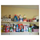 Assorted Household Cleaning and Laundry Products