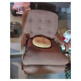 Upholstered Armchair with Cushion