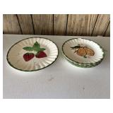 Set of Hand Painted Westerngrange Earthstone Dessert Plates
