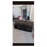 Black Wood TV Stand