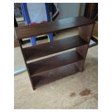Brown Wooden Bookcase with 3 Shelves