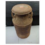 Rusty Metal Milk Can
