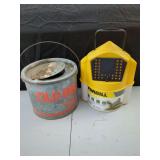 Old Pal Minnow Bucket and Frabill Flow-Troll
