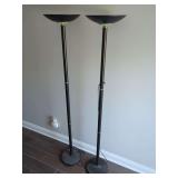Pair of Torchiere Floor Lamps