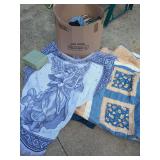 Large Lot of Assorted Ties and Textile