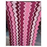 Crocheted Zig-Zag Blanket