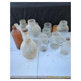 Glass Jar and Bottle Assortment