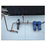Air Compressor Piping and Filtration Lot