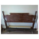 Wood Headboard with Frame