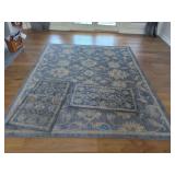 A+R Isburg Denim Rug Set