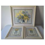 Barbara Mock Framed Floral Prints