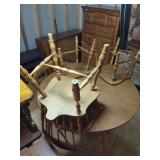 Wooden Chairs and Table Set