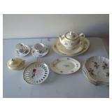 Household Institute Priscilla Pattern China Set