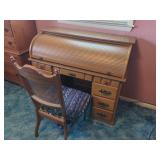 Roll Top Desk with Drawers