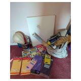 Craft Supplies, Coloring Books, and Party Table Covers