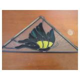 Butterfly Stained Glass Window Hanging