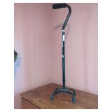 Black Quad Cane