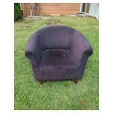 Plush Purple Armchair