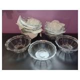 Set of Eight Glass Bowls