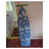 Folding Ironing Board with Floral Patterned Cover