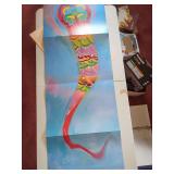 Folded Colorful Dragon Painting