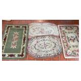 Floral Hooked Rug Collection