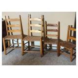 4 Wooden Chairs
