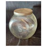 Glass Jar with Metal Lid
