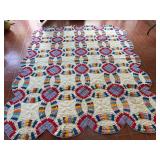 Colorful Ring Pattern Quilt