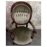Upholstered Parlor Chair