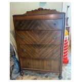 Wood Chest of Drawers