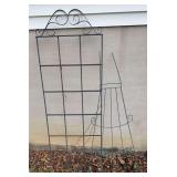 2 Metal Garden Trellises