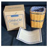 Longaberger J.W. Collection Miniature Waste Basket 1997