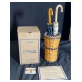 Longaberger J.W. Collection Miniature Umbrella Basket