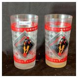 Pair of Kentucky Derby 2003 Churchill Downs Glasses