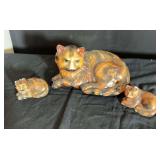 Figural Cat Family