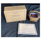 Longaberger J.W. Collection Miniature Berry Basket 2001 Edition