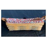 Longaberger Handwoven Basket with Liner