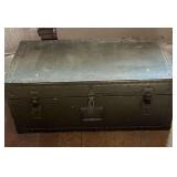 1947 Falcon Metal Military Storage Trunk
