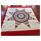 Handmade Star Pattern Quilt