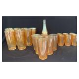 Canada Dry Ginger Ale Glass Set with Bottle
