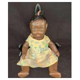 Composition Doll in Yellow Dress