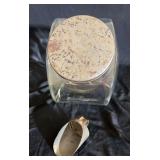 Clear Glass Store Candy Jar